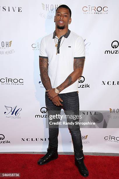 Trey Burke attends the annual NCLUSIVE kick off party at Le Jardin on July 11, 2016 in Hollywood, California.