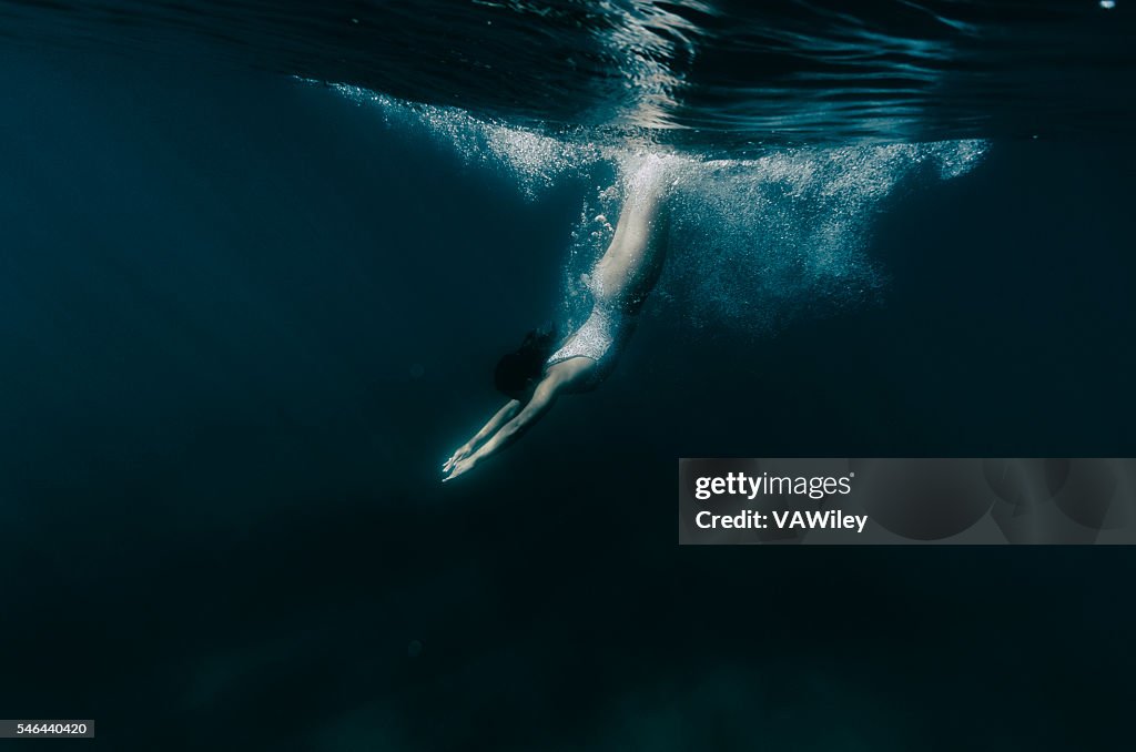 Diving down into darkness in Tahoe