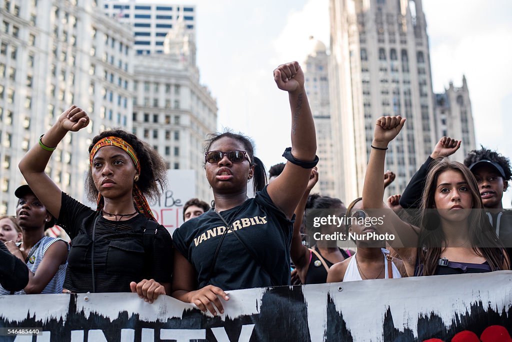 Black Lives Matter protest in Chicago