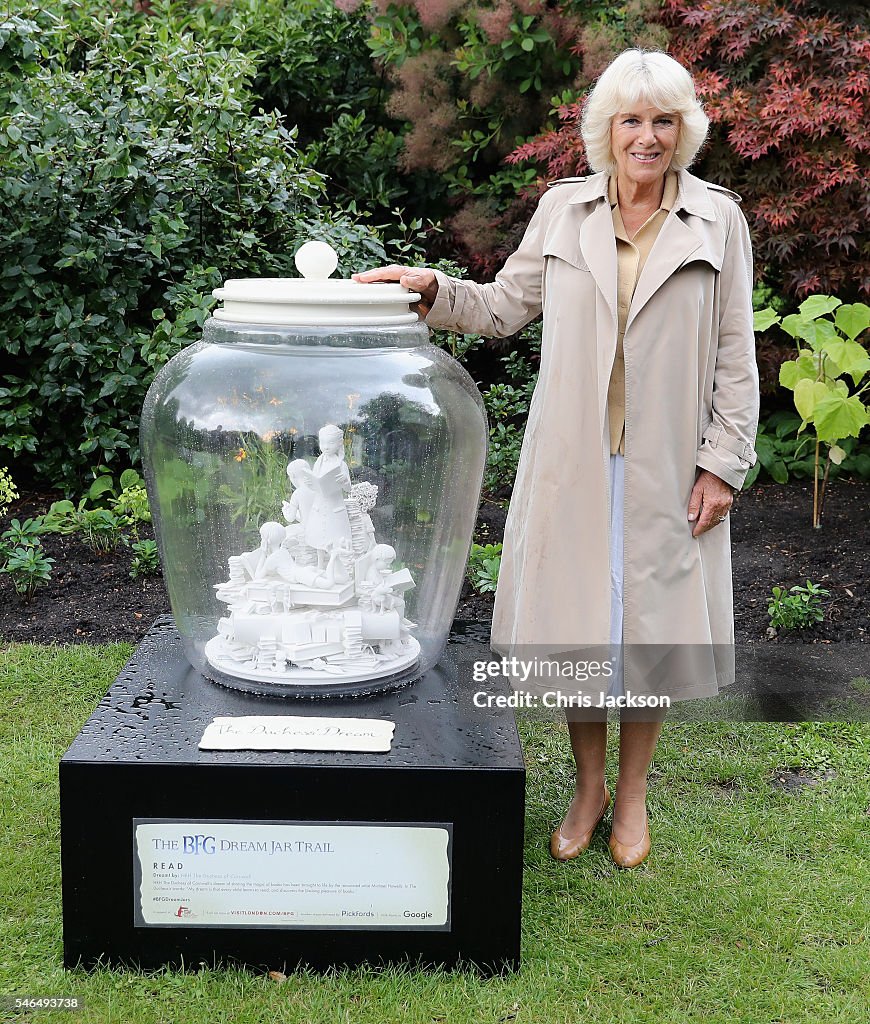 The Duchess of Cornwall Visits The BFG Dream Trail Jar