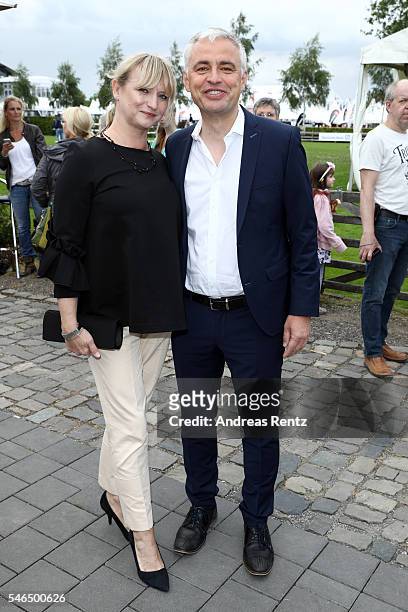 Andreas von Thien and his wife Alexandra von Thien attend the media night of the CHIO 2016 on July 12, 2016 in Aachen, Germany.
