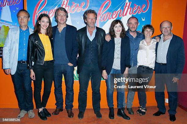 Gilles Cohen, Anne Serra, Eric Viellard, Vincent Winterhalter, Sophie Verbeeck, Bernard Tanguy, Dinara Drukarova and Gilles Gaston-Dreyfus attends...