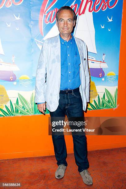 Actor Gilles Cohen attends "Parenthese" Paris Premiere at Cinema Gaumont Opera on July 12, 2016 in Paris, France.