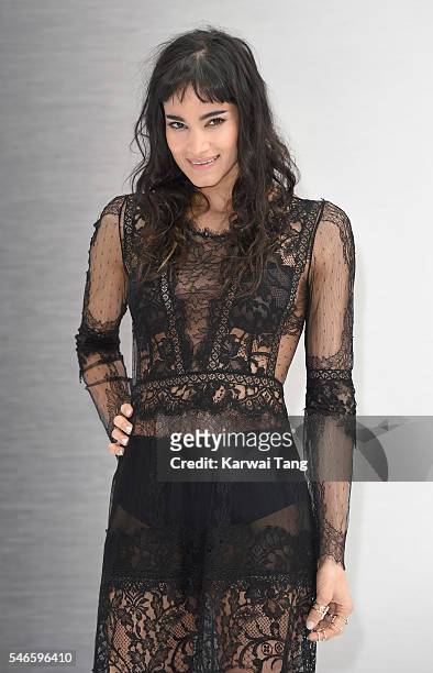 Sofia Boutella arrives for the UK premiere of "Star Trek Beyond" on July 12, 2016 in London, United Kingdom.