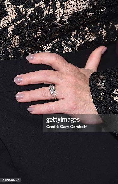 Event honoree, Melissa McCarthy, ring detail, attends the 2016 Gilda Radner Award for Innovation in Comedy at Caroline's On Broadway on July 12, 2016...