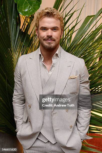 Actor Kellan Lutz attends the Esquire/CFDA NYFWMen's event at Spring Place on July 12, 2016 in New York, New York.