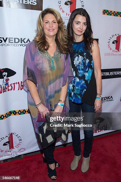 Comedian/actress Lynne Koplitz and Actress/writer Carmen Lynch attend the 2016 Gilda Radner Award For Innovation In Comedy at Caroline's On Broadway...