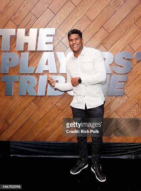 Professional football player Julius Thomas attends The Players' Tribune Summer Party at No Vacancy on July 12, 2016 in Los Angeles, California.