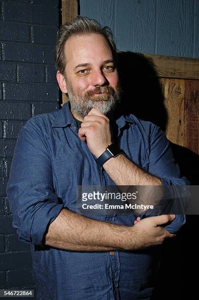 Writer/ actor Dan Harmon attends the Seeso original screening of "HarmonQuest" at The Virgil on July 12, 2016 in Los Angeles, California.