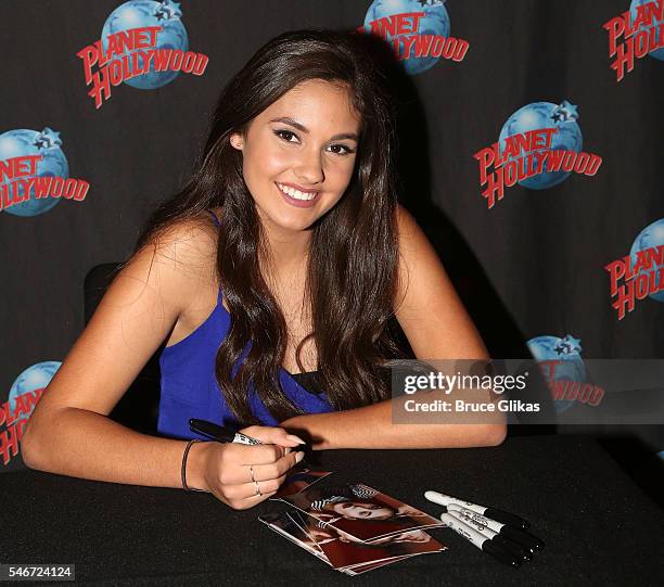 Ronni Hawk promotes Disney's "Stuck in The Middle" at Planet Hollywood Times Square on July 12, 2016 in New York City.