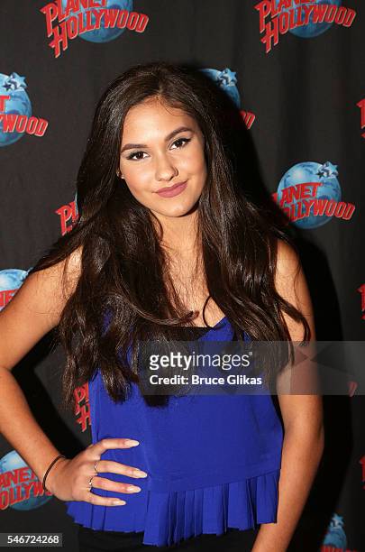 Ronni Hawk promotes Disney's "Stuck in The Middle" at Planet Hollywood Times Square on July 12, 2016 in New York City.