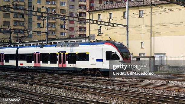 inside switzerland by train. - viagens stock pictures, royalty-free photos & images