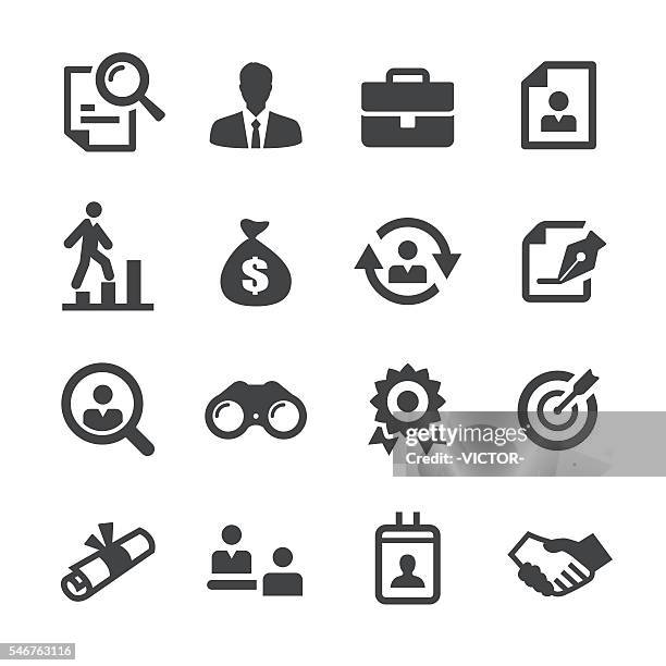 employment icons - acme series - classified ad stock illustrations