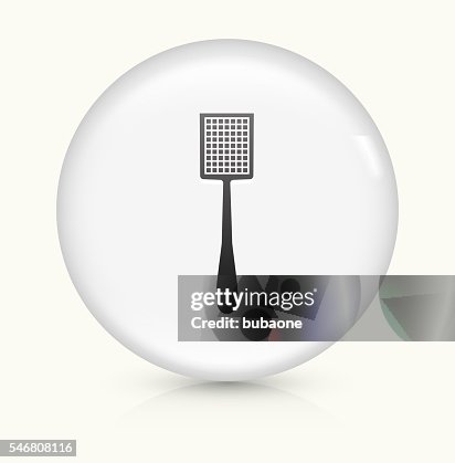 Fly Swapper icon on white round vector button Fly Swapper icon on white round vector button