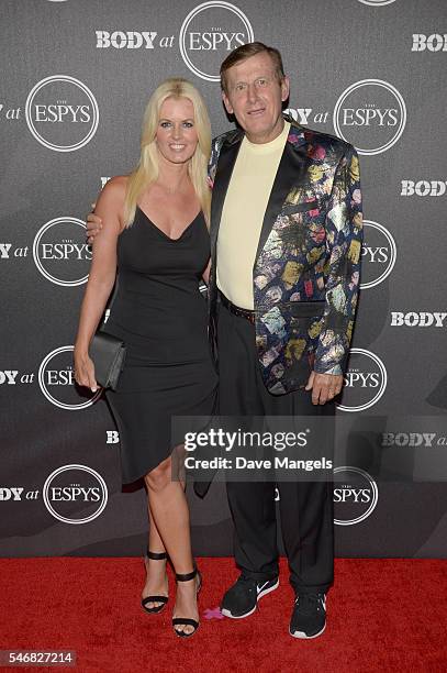 Craig Sager and Stacy Sager attend the BODY At The ESPYs pre-party at Avalon Hollywood on July 12, 2016 in Los Angeles, California.