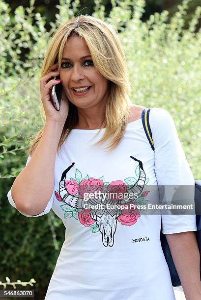 Olvido Hormigos is seen on July 12, 2016 in Madrid, Spain.