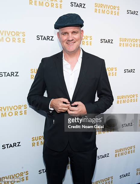 Actor Mike O'Malley attends "Survivor's Remorse" New York screening at Roxy Hotel on July 12, 2016 in New York City.