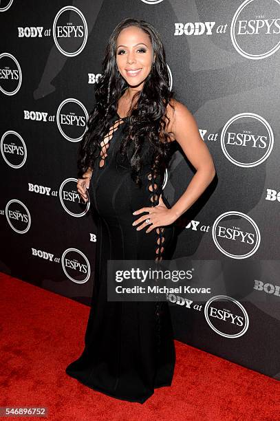 Professional soccer player Sydney Leroux at the BODY at ESPYS Event on July 12th at Avalon Hollywood.