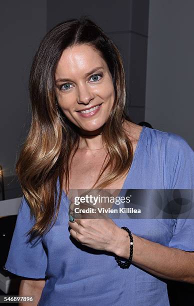 Gina Holden attends Cooper & GBK's 2016 Pre-ESPY Celebrity Lounge & Poker Tournament at The Line Hotel on July 12, 2016 in Los Angeles, California.