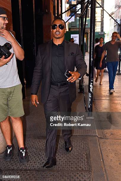 RonReaco Lee seen out in Manhattan on July 12, 2016 in New York City.