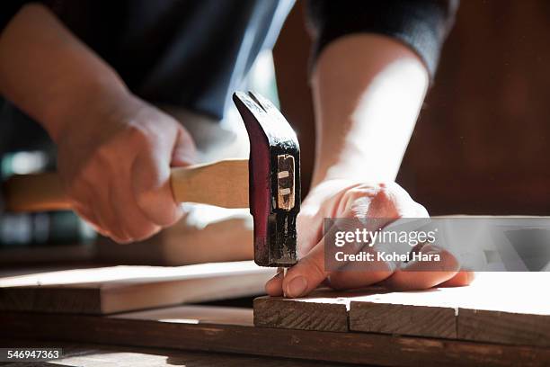 do?it?yourself carpenter - hammer stock pictures, royalty-free photos & images