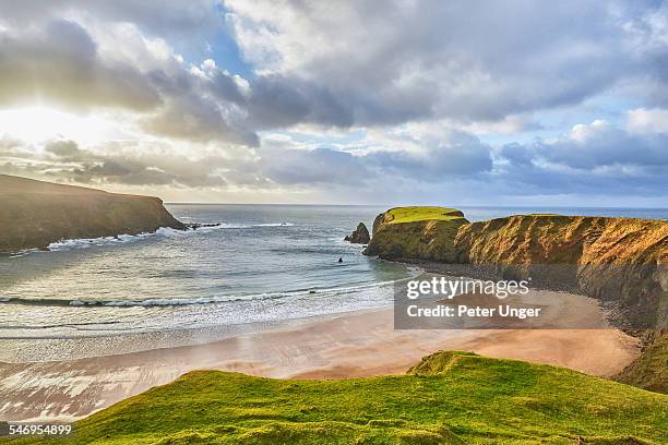 malinbeg beach,county dongegal, north ireland - county donegal stock pictures, royalty-free photos & images