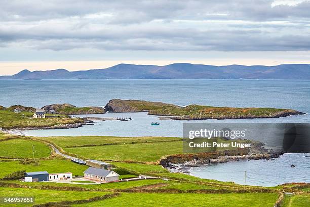 beara peninsula coastline, county cork, ireland - beara peninsula stock pictures, royalty-free photos & images