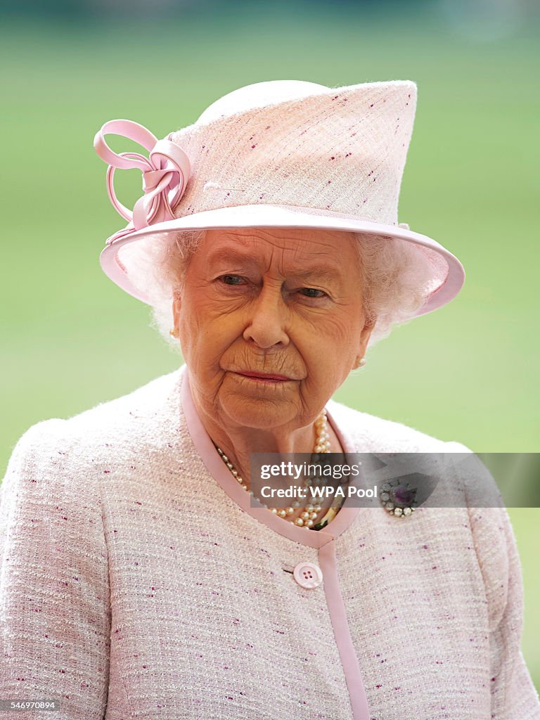 The Queen & Duke of Edinburgh Open New Base Of East Anglian Air Ambulance At Cambridge Airport