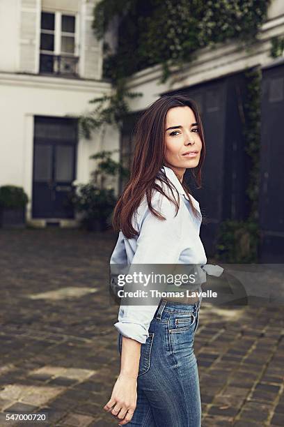 Actress Elodie Bouchez is photographed for Self Assignment on June 22, 2016 in Paris, France.