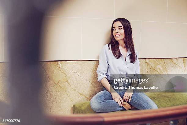 Actress Elodie Bouchez is photographed for Self Assignment on June 22, 2016 in Paris, France.