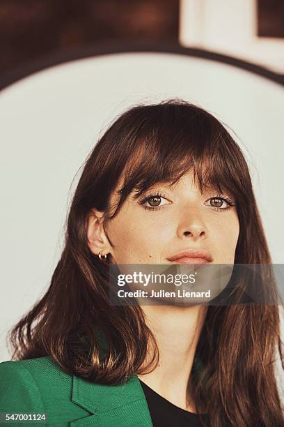 Actress Charlotte Le Bon is photographed for Self Assignment on June 11, 2016 in Cabourg, France.