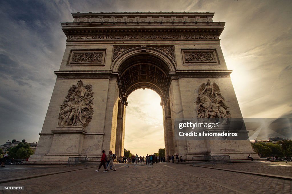 France, Paris, Arc de triomphe