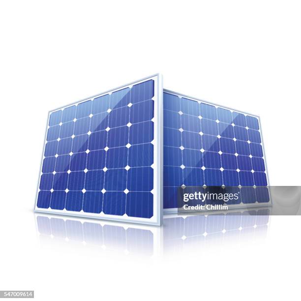solar panel - solaranlage stock-grafiken, -clipart, -cartoons und -symbole