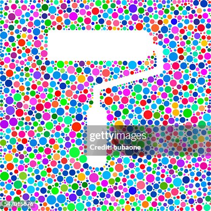 Roller Brush Icon on Color Circle Background Pattern Roller Brush Icon on Color Circle Background Pattern