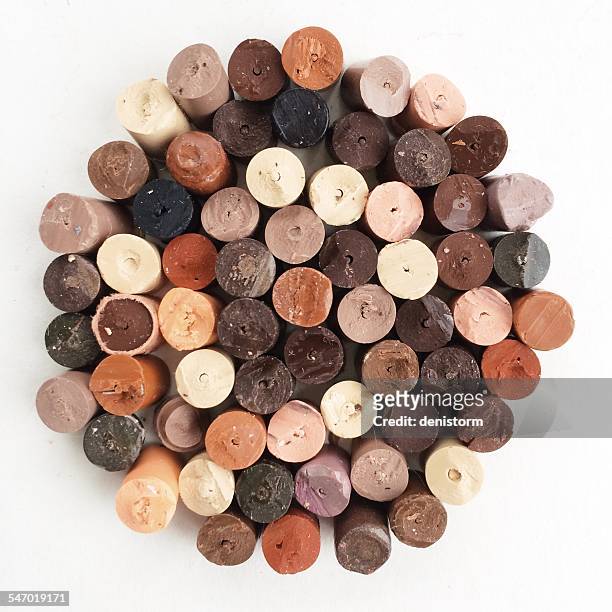 different shades of flesh colored crayons - crayola stock pictures, royalty-free photos & images