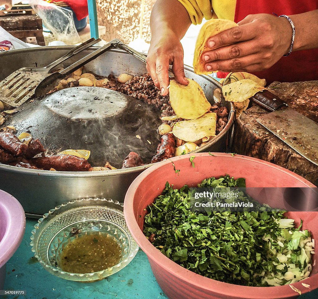 Street food, San Miguel de Allende, Guanajuato, Mexico