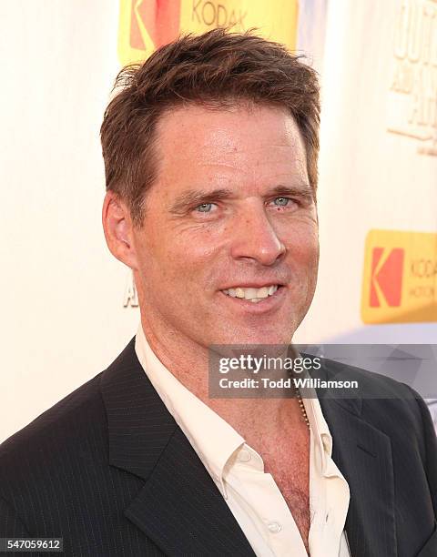 Ben Browder attends the premiere Of Momentum Pictures' "Outlaws And Angels" at Ahrya Fine Arts Movie Theater on July 12, 2016 in Beverly Hills,...