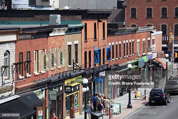 street at byward market - ottawa canada stock pictures, royalty-free photos & images