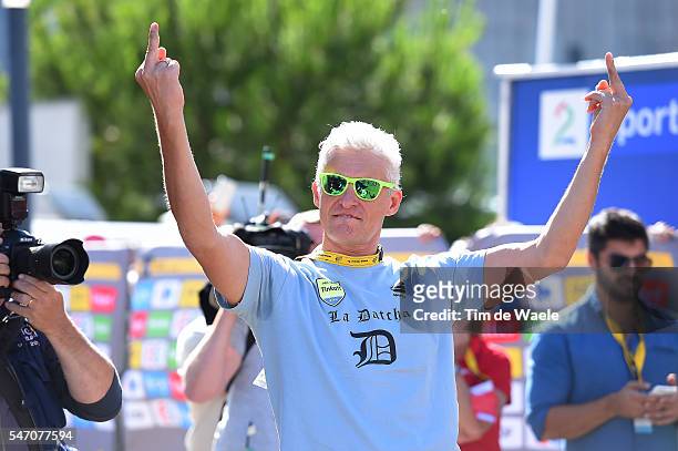 103th Tour de France 2016 / Stage 11 Podium / Oleg TINKOFF Team Owner Team Tinkoff Celebration / Carcassonne - Montpellier / TDF /