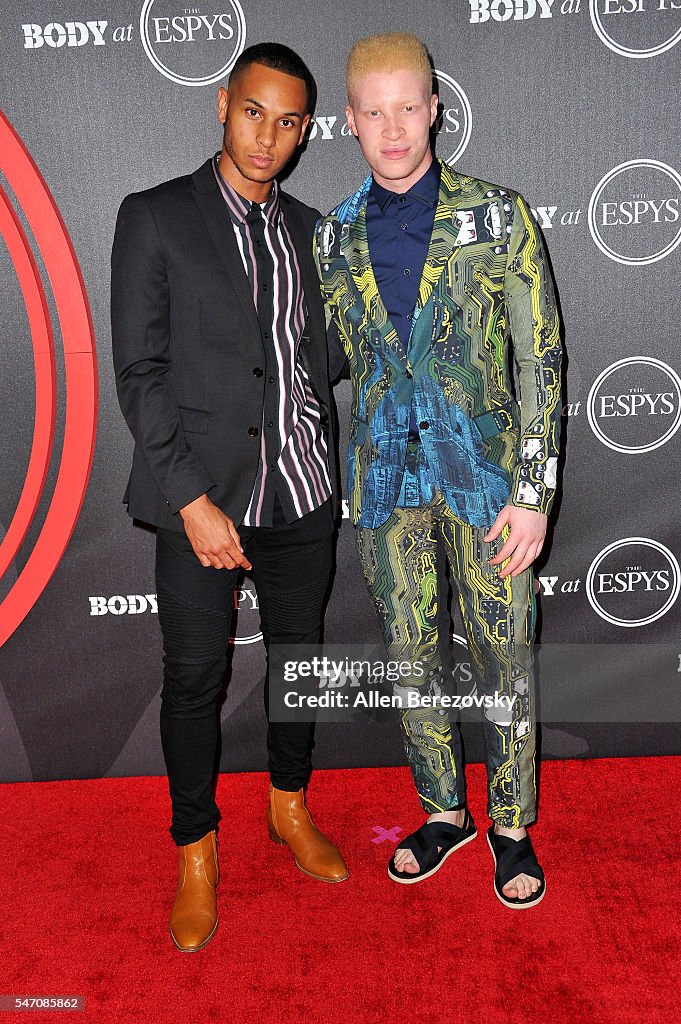 Devin Harrison Rower Devin Harrison and model Shaun Ross attend BODY At The ESPYs... News ...