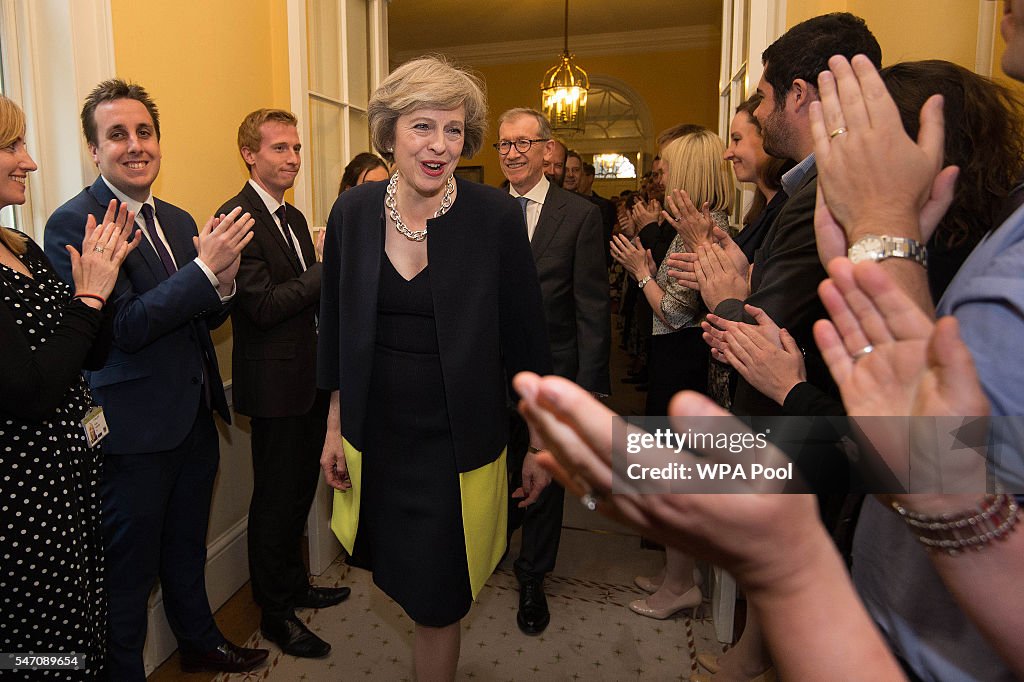 Theresa May Succeeds David Cameron As The UK's New Prime Minister