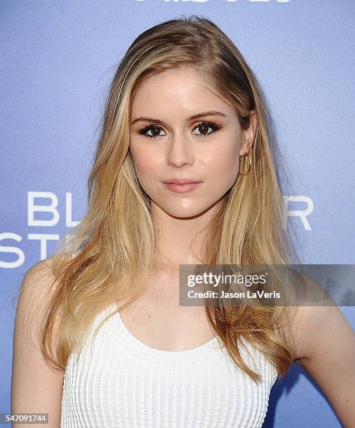 Actress Erin Moriarty attends the premiere of "Captain Fantastic" at Harmony Gold on June 28, 2016 in Los Angeles, California.