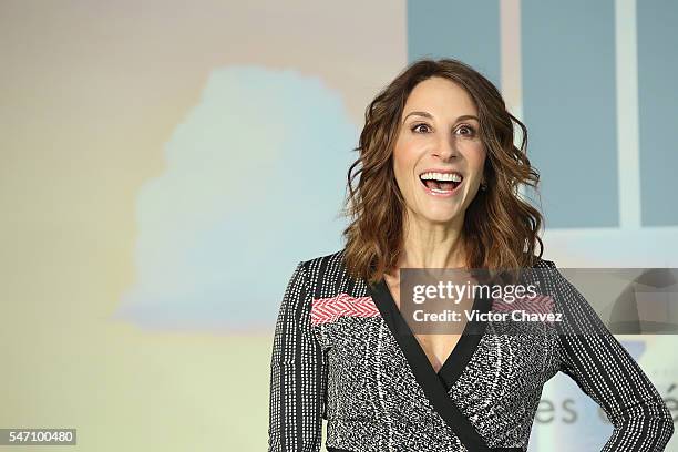 Monica Huarte attends a press conference and photocall to promote the new film "The Secret Life of Pets" at St Regis Hotel on July 13, 2016 in Mexico...