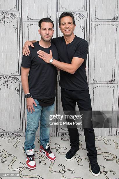 Director Brad Furman and actor Benjamin Bratt attends the AOL Build Speaker Series to discuss "The Infiltrator" at AOL HQ on July 13, 2016 in New...