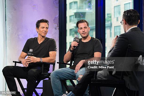 Actor Benjamin Bratt and director Brad Furman attend the AOL Build Speaker Series to discuss "The Infiltrator" at AOL HQ on July 13, 2016 in New York...