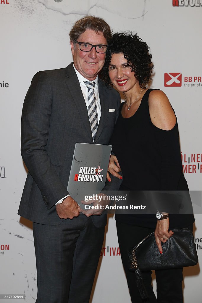 Toni Schumacher and his wife Jasmin Schumacher arrive for the Ballet