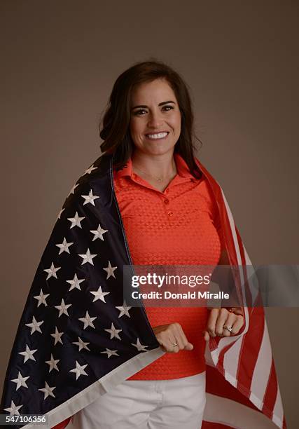 Gerina Piller poses for a portrait during the KIA Classic at the Park Hyatt Aviara Resort on March 22, 2016 in Carlsbad, California.