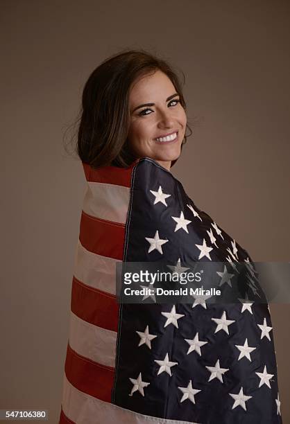Gerina Piller poses for a portrait during the KIA Classic at the Park Hyatt Aviara Resort on March 22, 2016 in Carlsbad, California.
