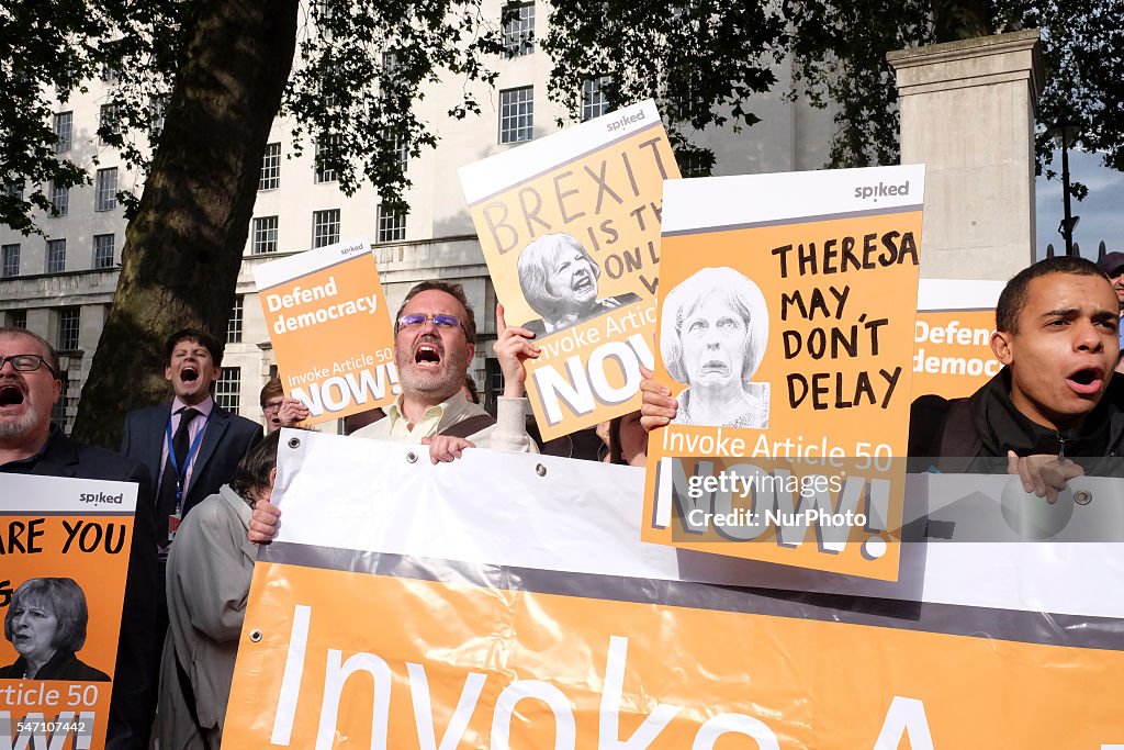 Anti Theresa May Protest