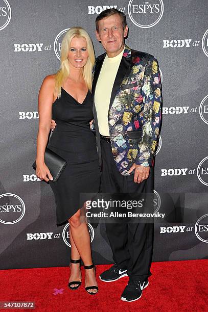 Sports reporter Craig Sager and Stacy Sager attend BODY At The ESPYs Pre-Party at Avalon Hollywood on July 12, 2016 in Los Angeles, California.